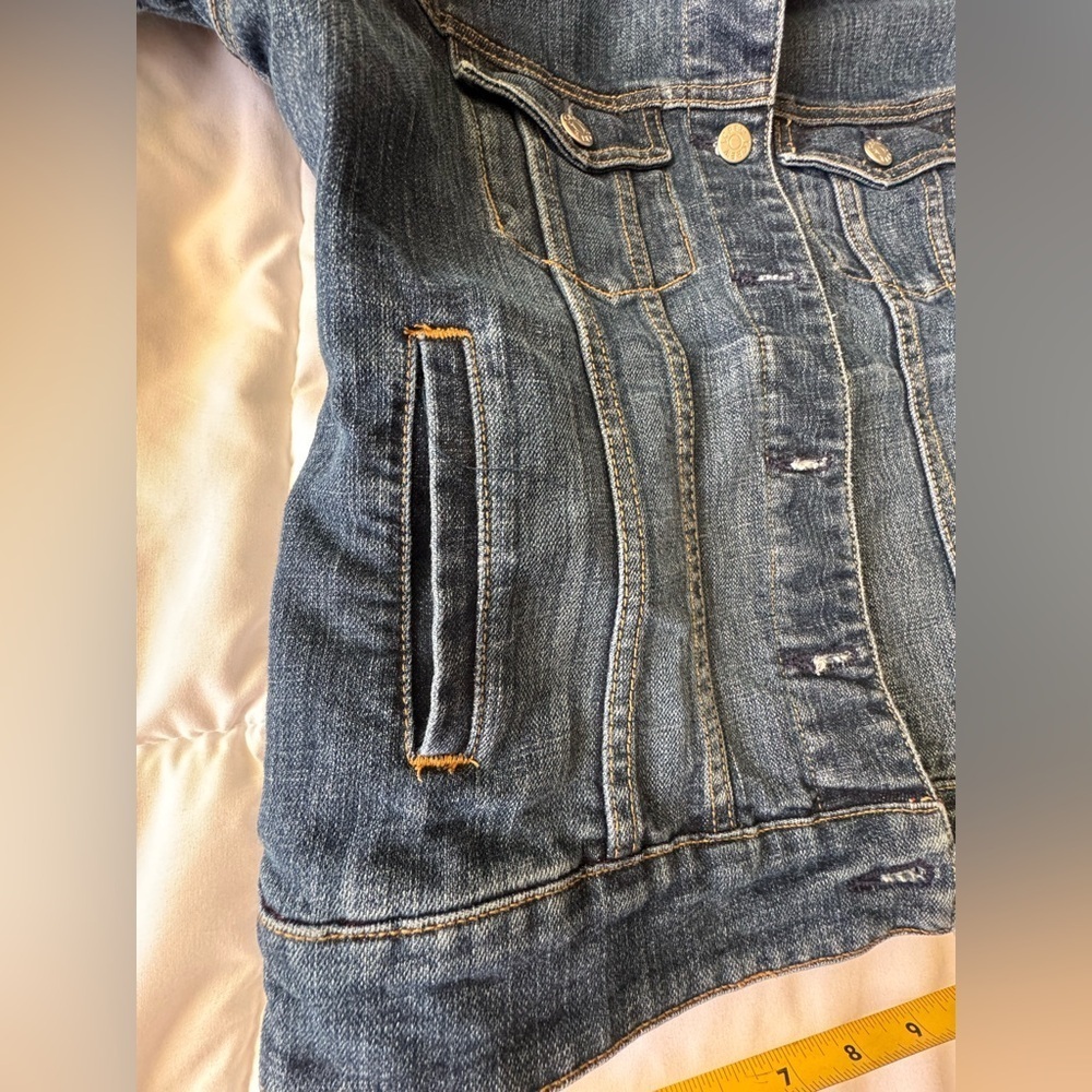 JCrew Vintage Green Label Jean Jacket,women - Picture 8 of 9